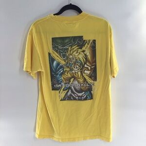 Dragon Ball Z Yellow Graphic T-Shirt - Size Large